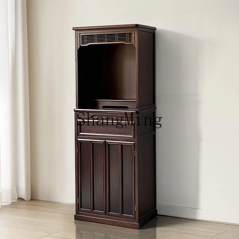 

DHY Buddhist niche New Chinese vertical cabinet Solid wood Buddhist cabinet Shrine table Household Buddhist
