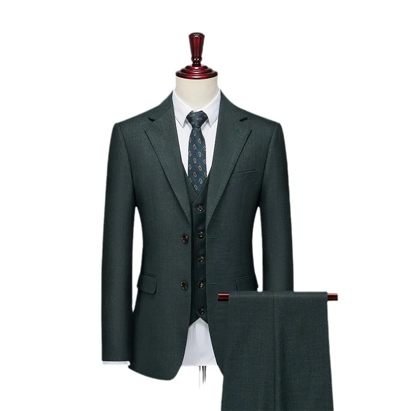 (5) Customized Groom Wedding Dress Business Suits Men's Formal Casual Suits