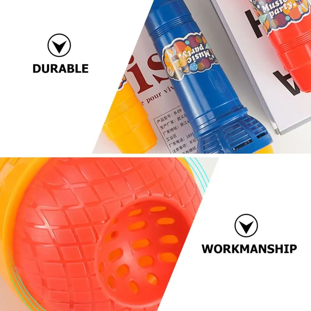 Falso simulado brinquedo eco microfone simulado microfone retro trocador de voz brinquedo portátil abs microfone brinquedo crianças