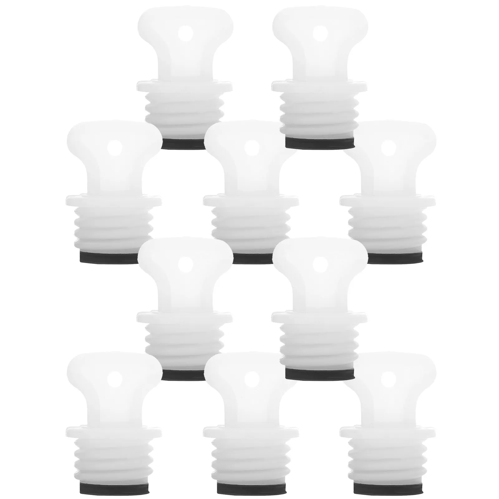 10Pcs Hot Water Bottle Rubber Caps Leakproof Replacement Bottle Plugs Soft Sealing Stoppers for Winter Replacement Caps