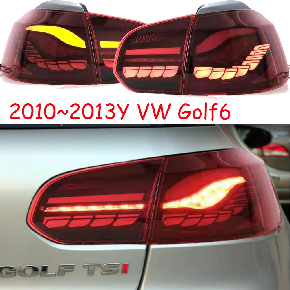 Car Styling Golf6 Tail Lights For 2020~2022y Jazz Fit Taillight LED Tail Lamp Rear Trunk Lamp drl+brake+reverse+turn Signal