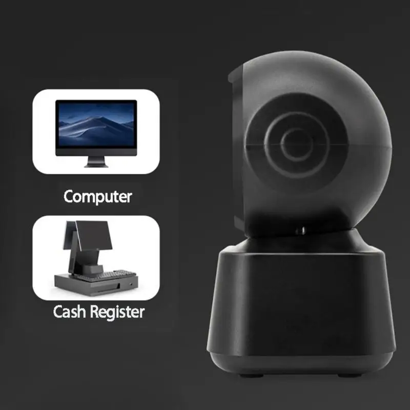 

652F Small 2D Barcode Scanners with Flexible Adjustment,2D QR Barcode Scanners for Retail Checkouts and Stock Management