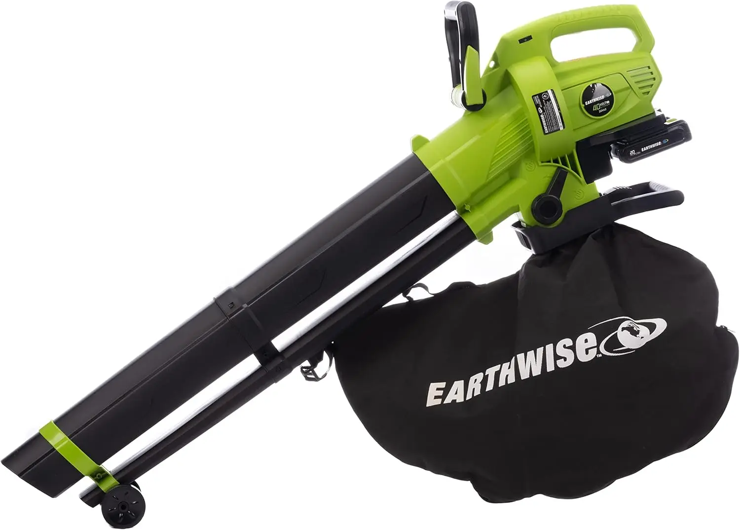 

Power Tools by ALM LBVM2202 2x20-Volt Cordless Leaf Blower, Leave Vacuum, Leaf Mulcher, 2 Batteries and Charger Included