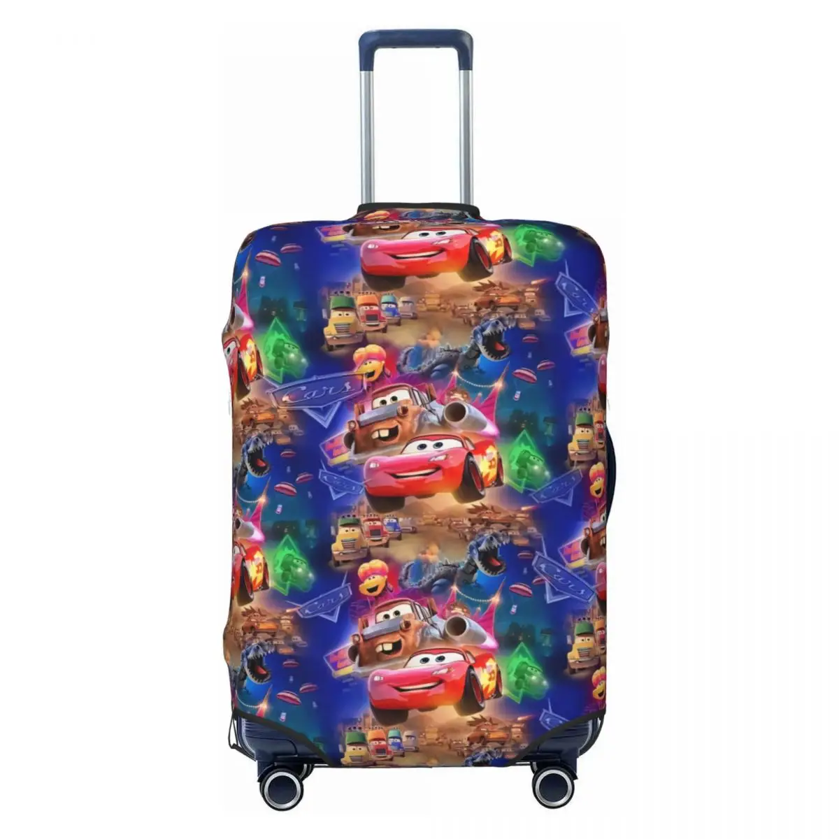 

Custom Fashion M-McQueenes Cartoon Hot Luggage Cover Protector Washable Travel Suitcase Covers
