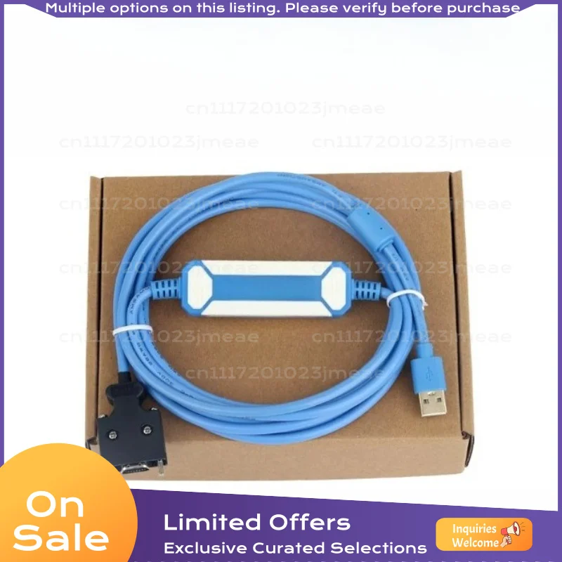 USB-JZSP-CMS02 JZSP-CMS02 Servo Programming Cable for Yaskawa Sigma II III SGDH SGDS SGDM, USB RS232 Debugging Adapter