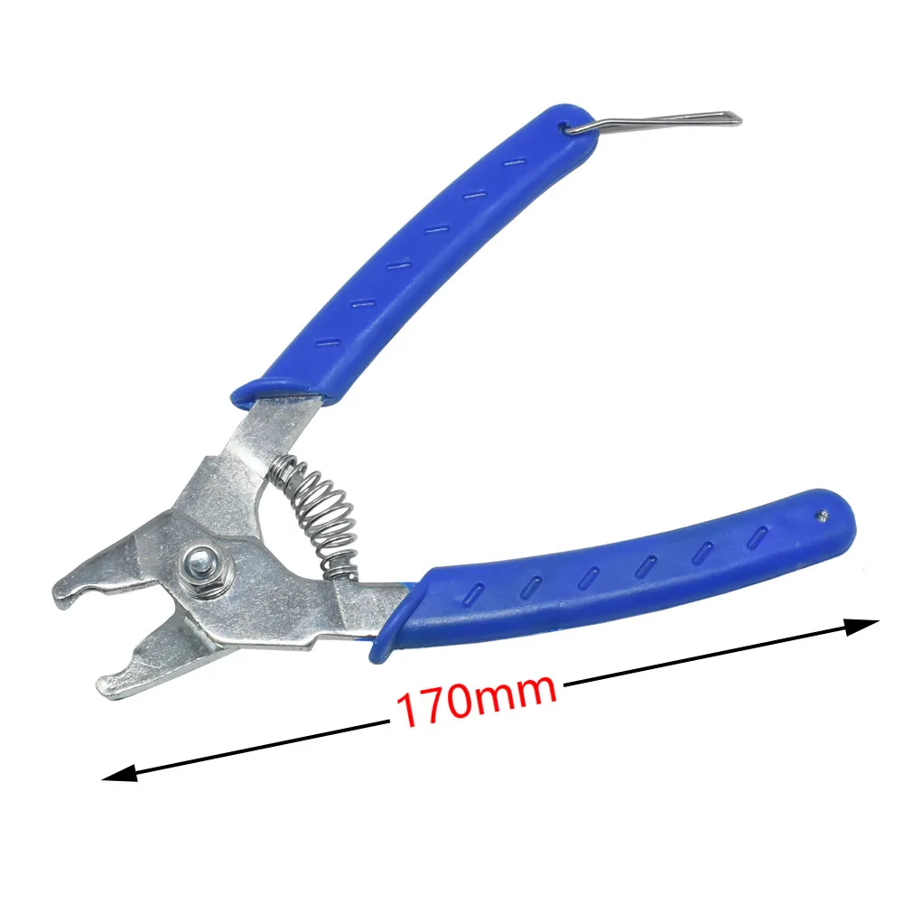 Animal Cage Hog Ring Pliers Tool and 600pcs M Clips Staples Chicken Mesh Cage Wire Fencing Caged Clamp