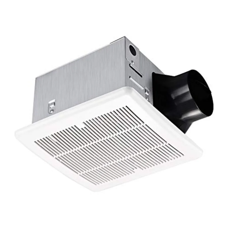 

Bathroom fan 110 CFM, 1.5Sone No Attic access Needed Installation, Very Quiet Bath Ventilation and Exhaust Fan, Ceiling Mounted