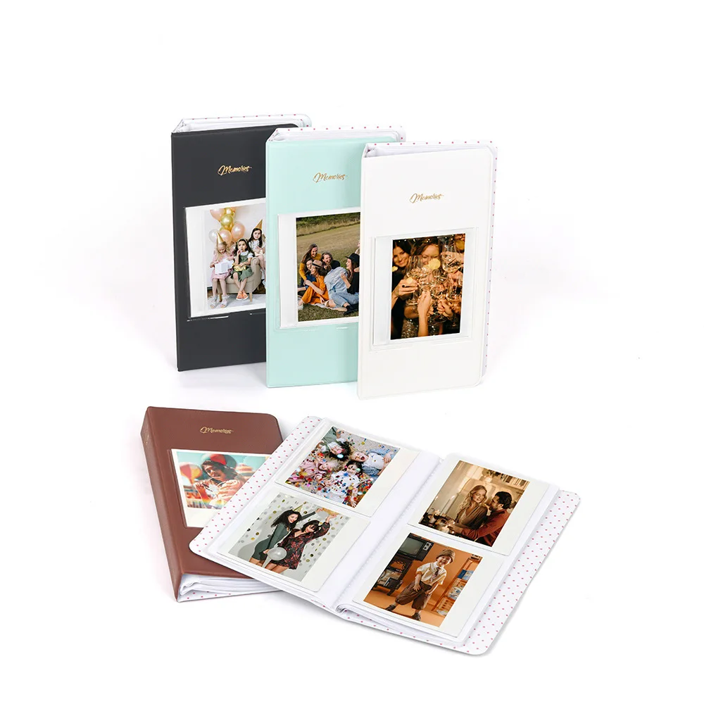 For Fujifilm Instax Wide Album 64 Pockets for Fujifilm Instax Wide 400 210 300 Link Wide Photo Paper Album Storage Souvenir Book