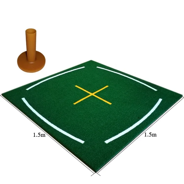 1.5M Golf Course Hitting Driving Range Practice Teaching Mat with Training lines