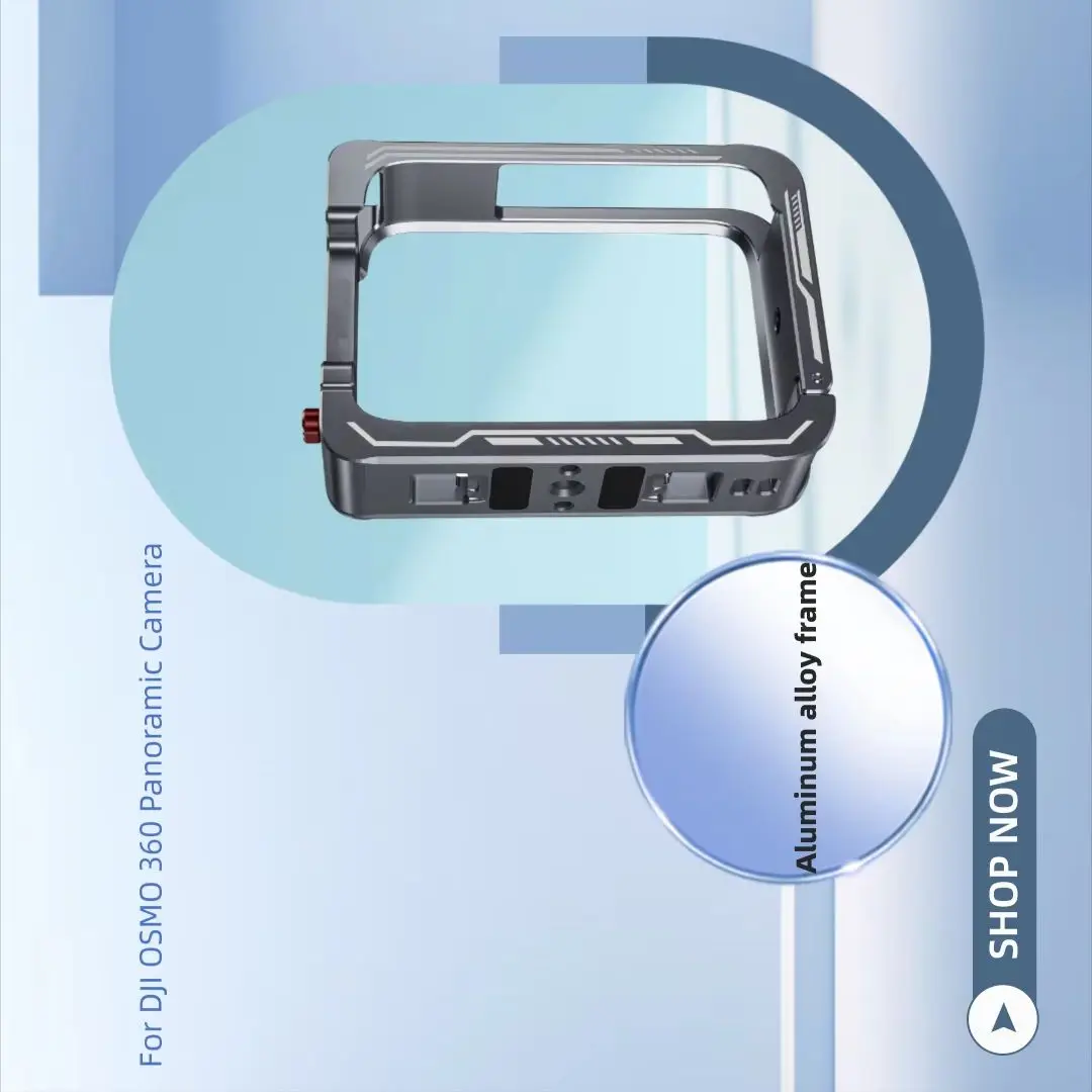 

Aluminum Alloy Protective Frame for DJI OSMO 360 Panoramic Camera Durable Enclosure for Enhanced Device Safety