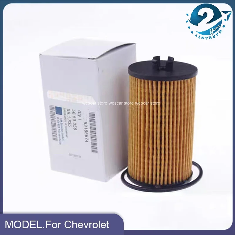 1/2/4pcs Car Original Oil Filter OEM 93185674 for Chevrolet Cruze Trax Orlando Aveo Opel  Astra Corsa Zafira Mokka Pontiac G3