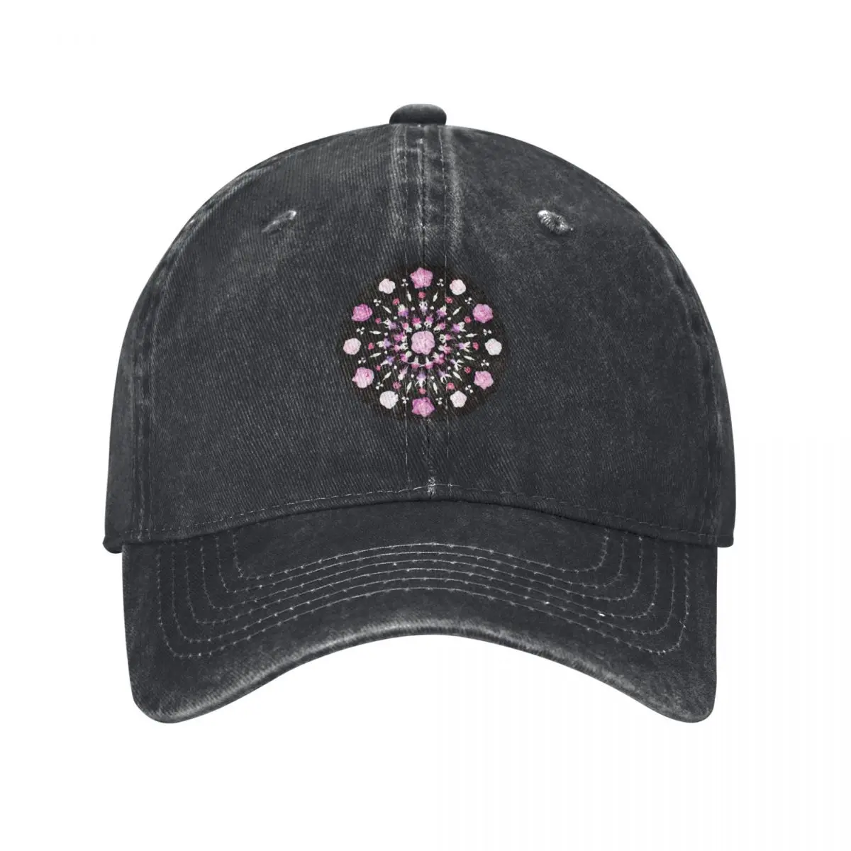 

Nurturing Soul - Summer Season, Garden Flower Mandala Baseball Cap Military Tactical Cap Dropshipping Women's Beach Men's