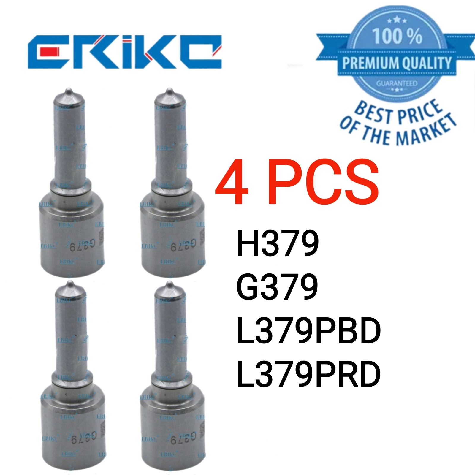 4 PCS G379 Common Rail Nozzle G 379 Fuel Injector Nozzle H379 G379 L379PBD L379PRD for 28236381