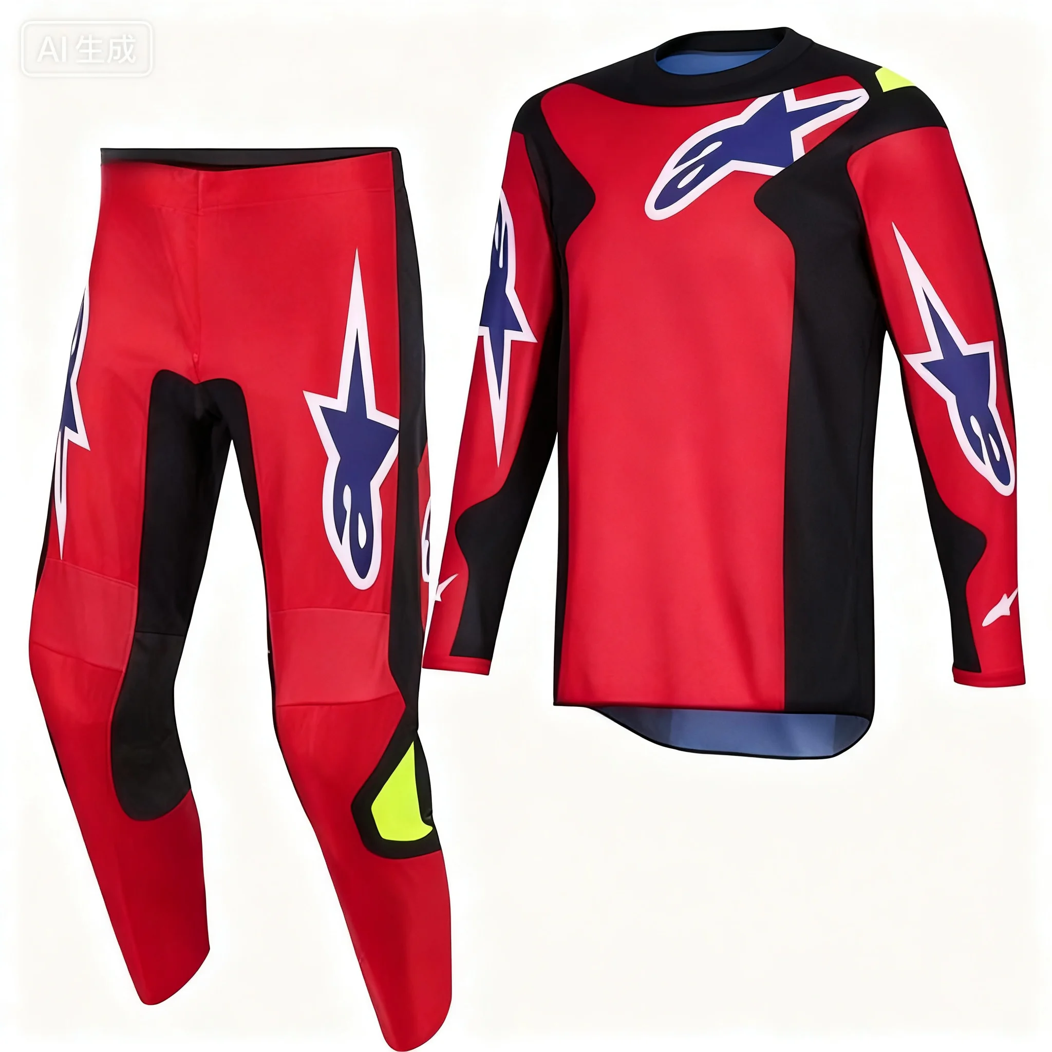 

Высокопроизводительный трикотаж и брюки для мотокросса Honda 2025 года с длинными рукавами, быстросохнущие дышащие внедорожники и горные байкеты