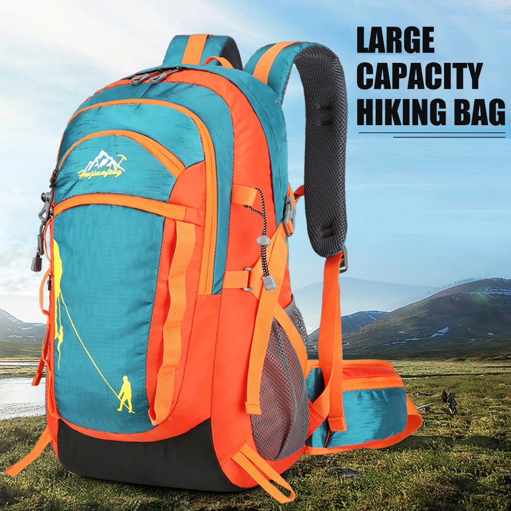 

40л походный рюкзак, легкий спортивный рюкзак на открытом воздухе, рюкзак для путешествий на короткие расстояния, сумка для кемпинга, мужская и женская сумка для приключений