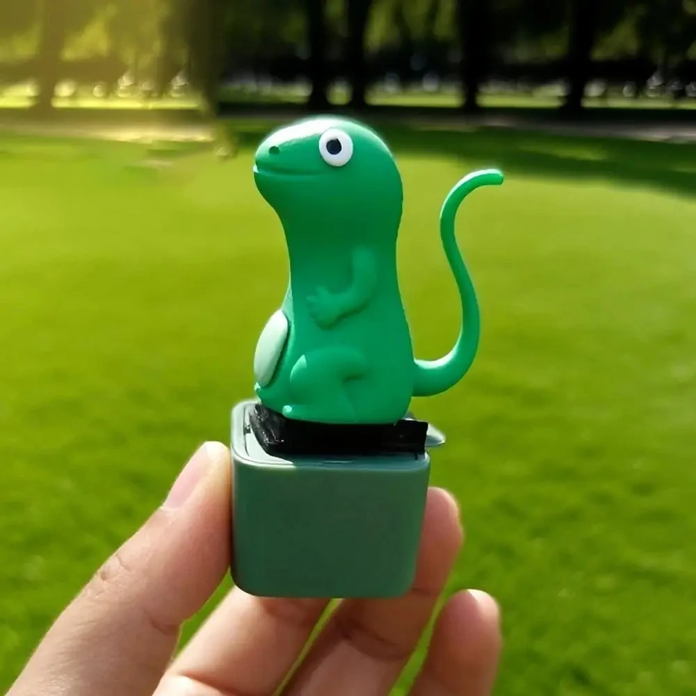 재미있는 개구리 도마뱀 버튼 키체인 충전식 LED 라이트 사운드 피젯 클릭커 장난감 스트레스 해소 휴대용 장식품