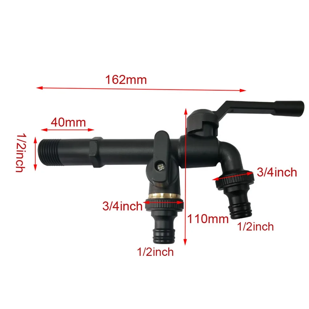 

All Copper Tap Water Faucet 4/6/8 Points One Into One Out Valve Switch Garden Irrigation Thread Tank Tap Connector
