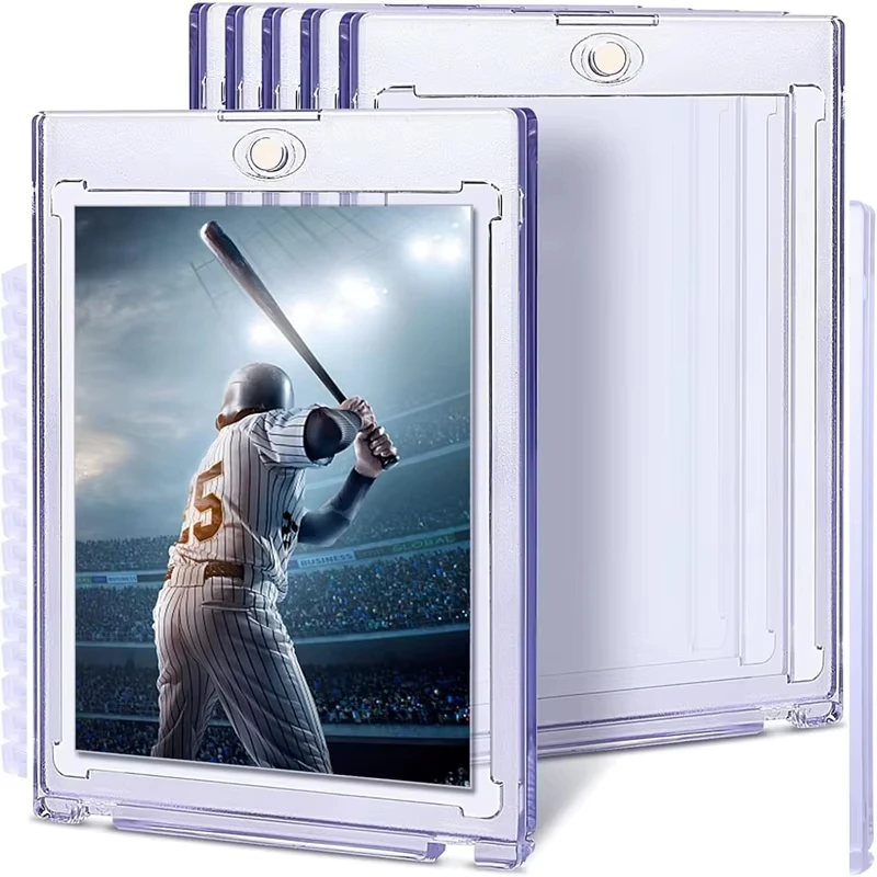 

Шкаф-витрина с магнитным держателем для карт 35PT, подходящий для игр, спортивной торговли, визитницей, защитной игрушкой из жесткого акрила