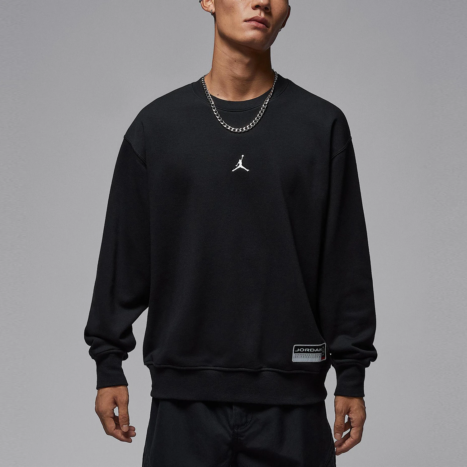 Nike Authentic JORDAN Men's Pullover Knit Sports Round Neck Hoodie IO7830-010