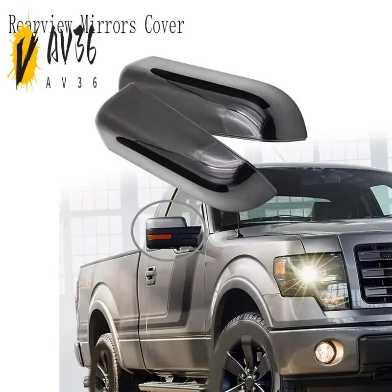 

AV36-Car Side Mirror Cover Door Wing Cap Rearview Mirrors Cover For Ford F-150 2009-2014