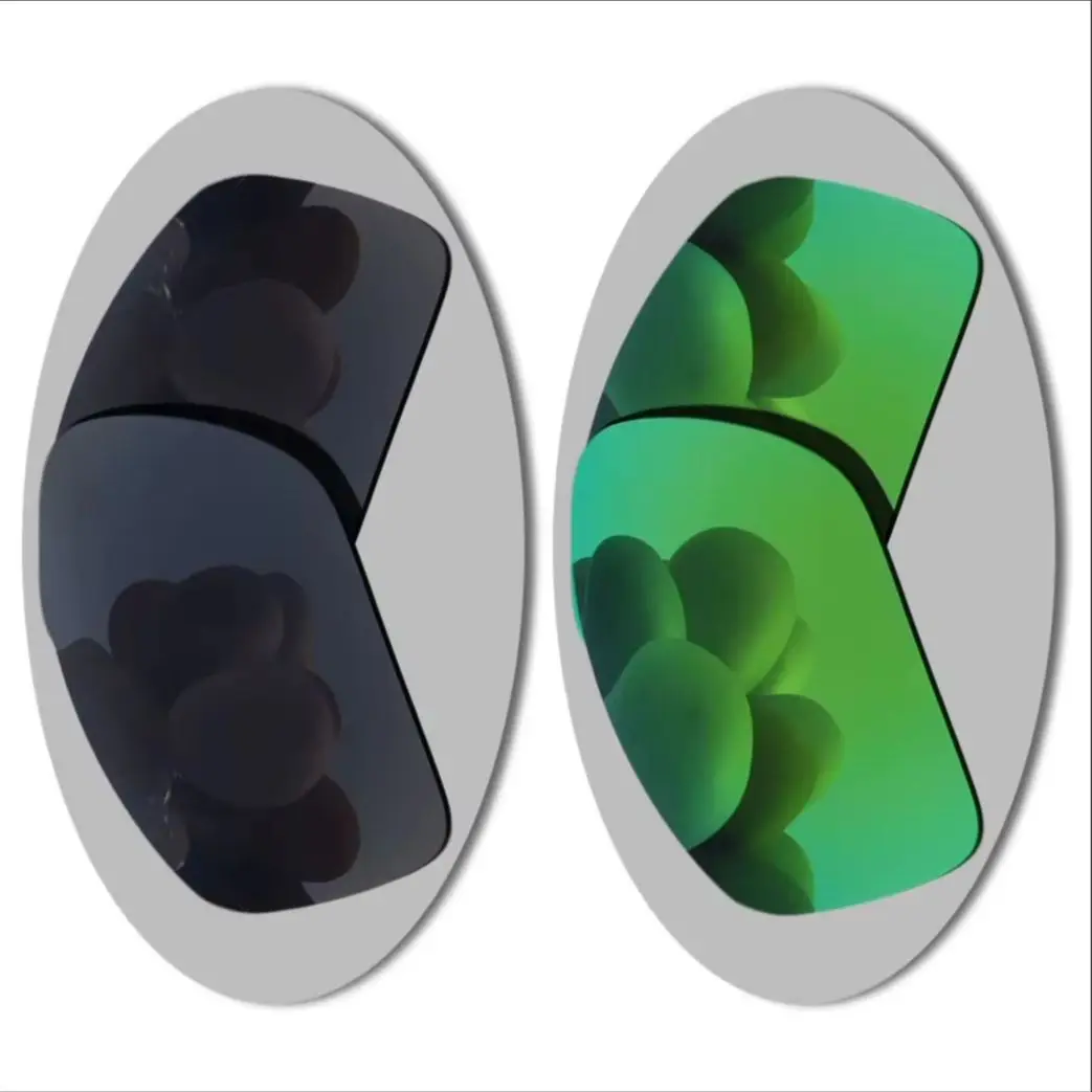 

Grey Black&Green Lenses Replacement For-Oakley Det Cord Polarized Sunglasses