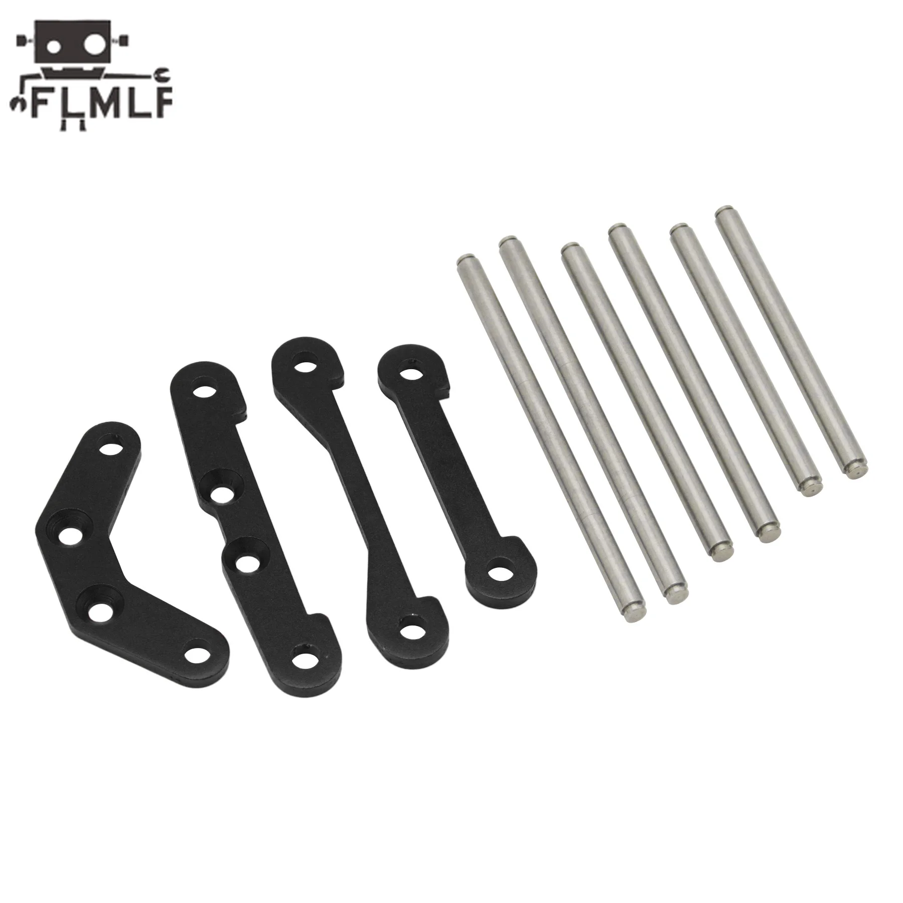 Casting Process Metal Front Rear Suspension Pivot Axle Pin Positioning Pieces Set for 1/5 Hpi Rovan Km Baja 5b 5t 5sc Ss Parts