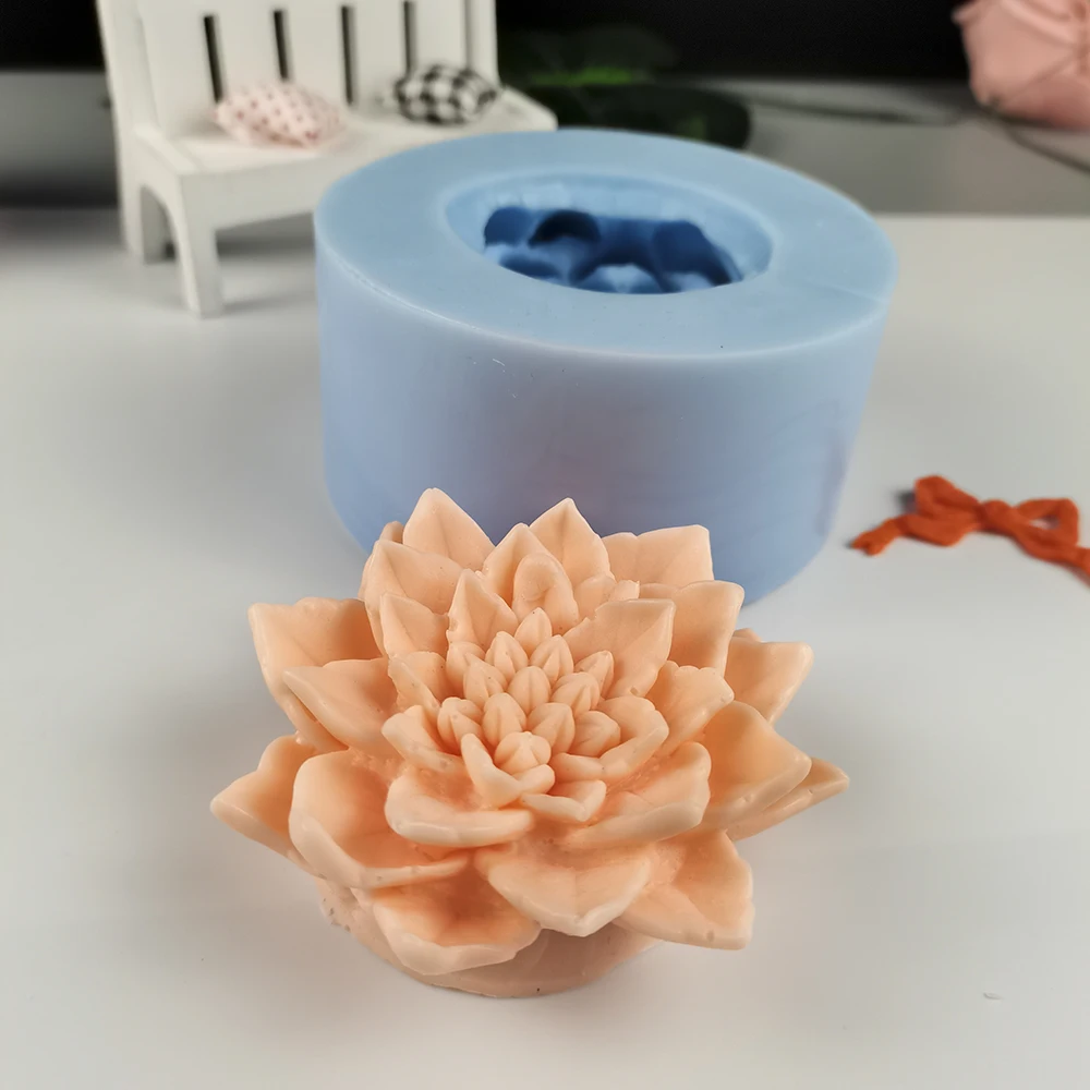 Christmas Poinsettia Flower Soap Molds, Silicone Decoration, Plant Molds, Candle Molds, Bouquet Making Clay Resin, HC0280 PRZY