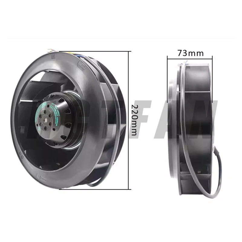 Original R2E220-AB06-05 230V 0.38/0.51A 85/115W 2700/3050r/min 300Pa Fan