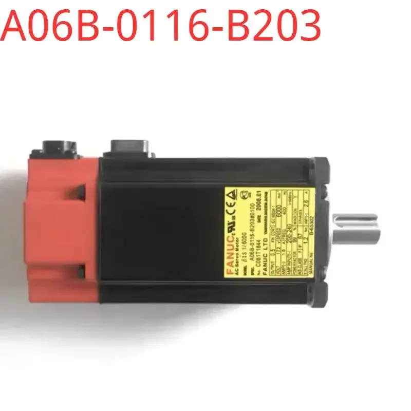 

A06B-0116-B203 FANUC robot servo motor small motor detection OK