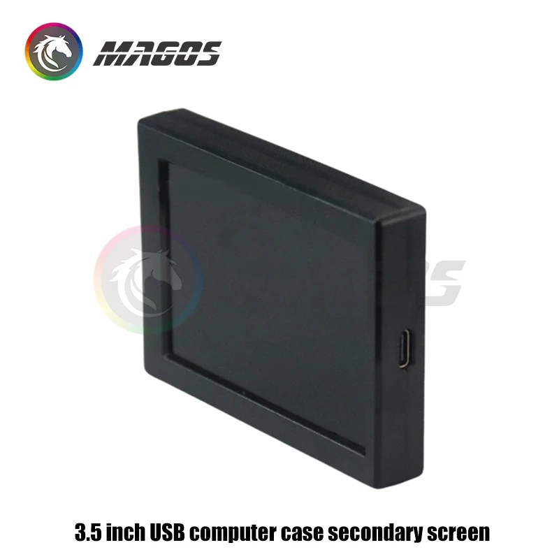 PC Gamer Cabinet 3.5 Inch Expand Screen, Secondary Display For Computer Running Data Monitor USB Direct AIDA64 Freely