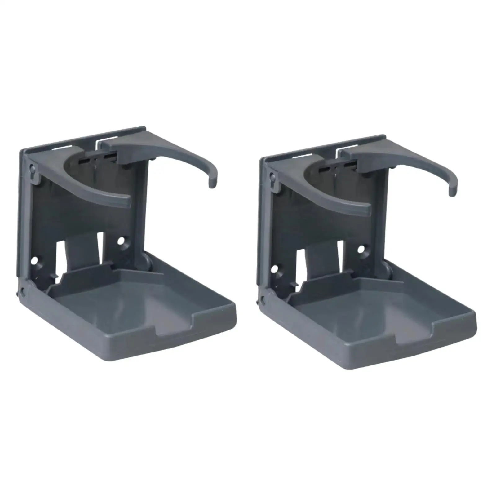 2xGeneric Auto-Getränkehalterhalterung, universeller kompakter Wasser-, Kaffee-, Saft- und Teehalter, Grau