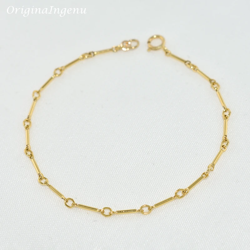 14K Gold Filled Chain Bracelet Handmade Jewelry Boho Charms Bracelets Vintage Bridesmaid Gift Women Jewelry Anklets for Women