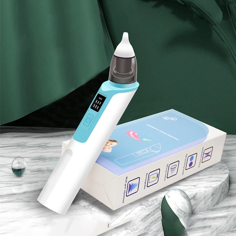 شفاط الأنف الطفل الكهربائي مص المخاط قطعة أثرية تنظيف الرضع احتقان الأنف الأطفال حديثي الولادة #1