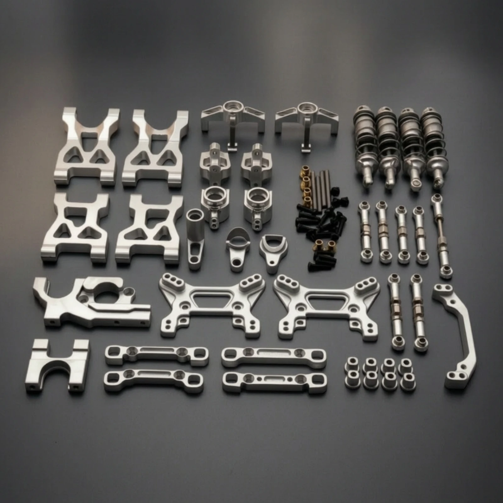 Metal Upgrade Parts with Shock Absorbers Excellent Damping Shock System Damper Damper Easy to Install Hardware CNC-Machined