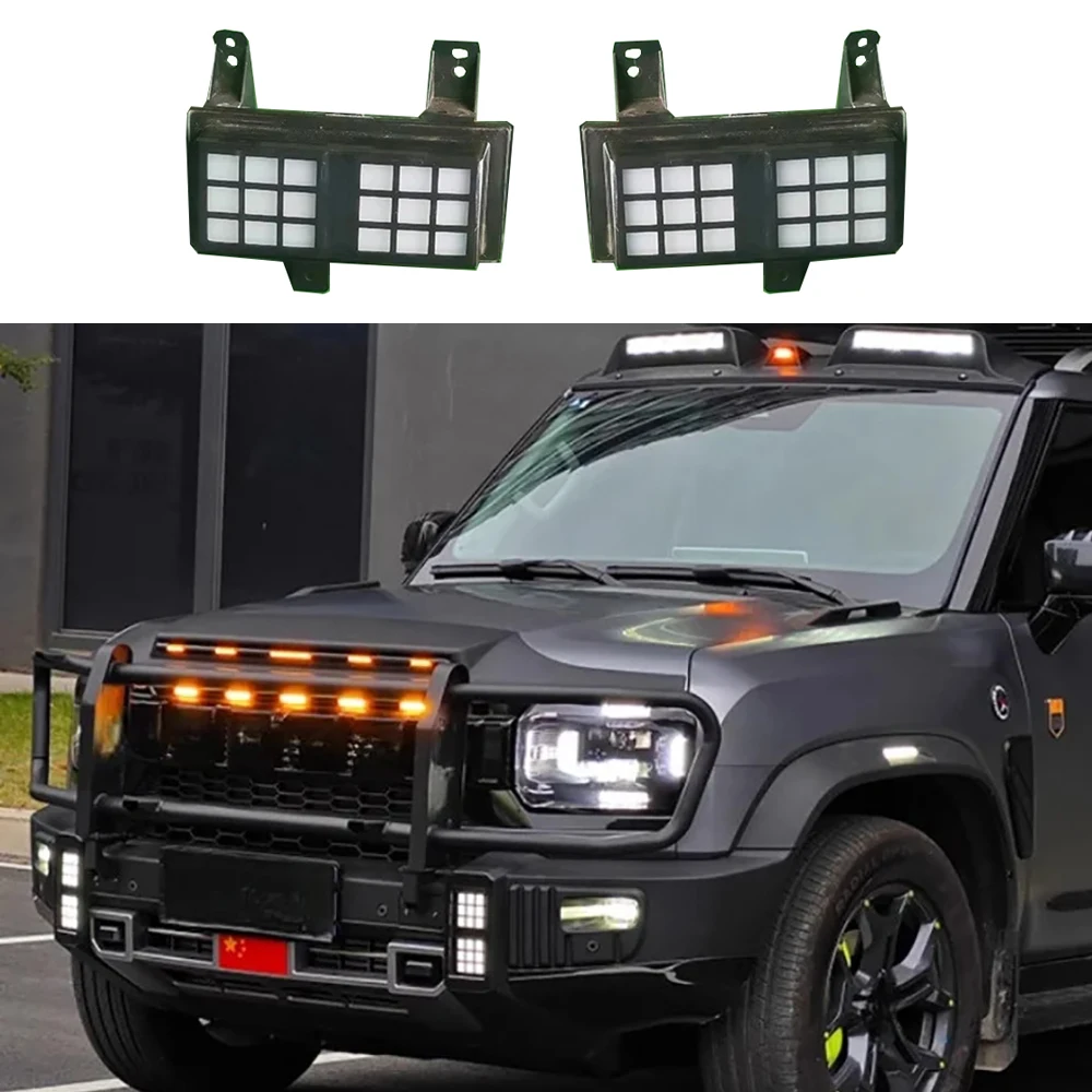 

Car Original Front Fog Lamp Decorative Lights For Chery Jetour Traveler T2 Front Bumper Light Off-road Exterior Accessories