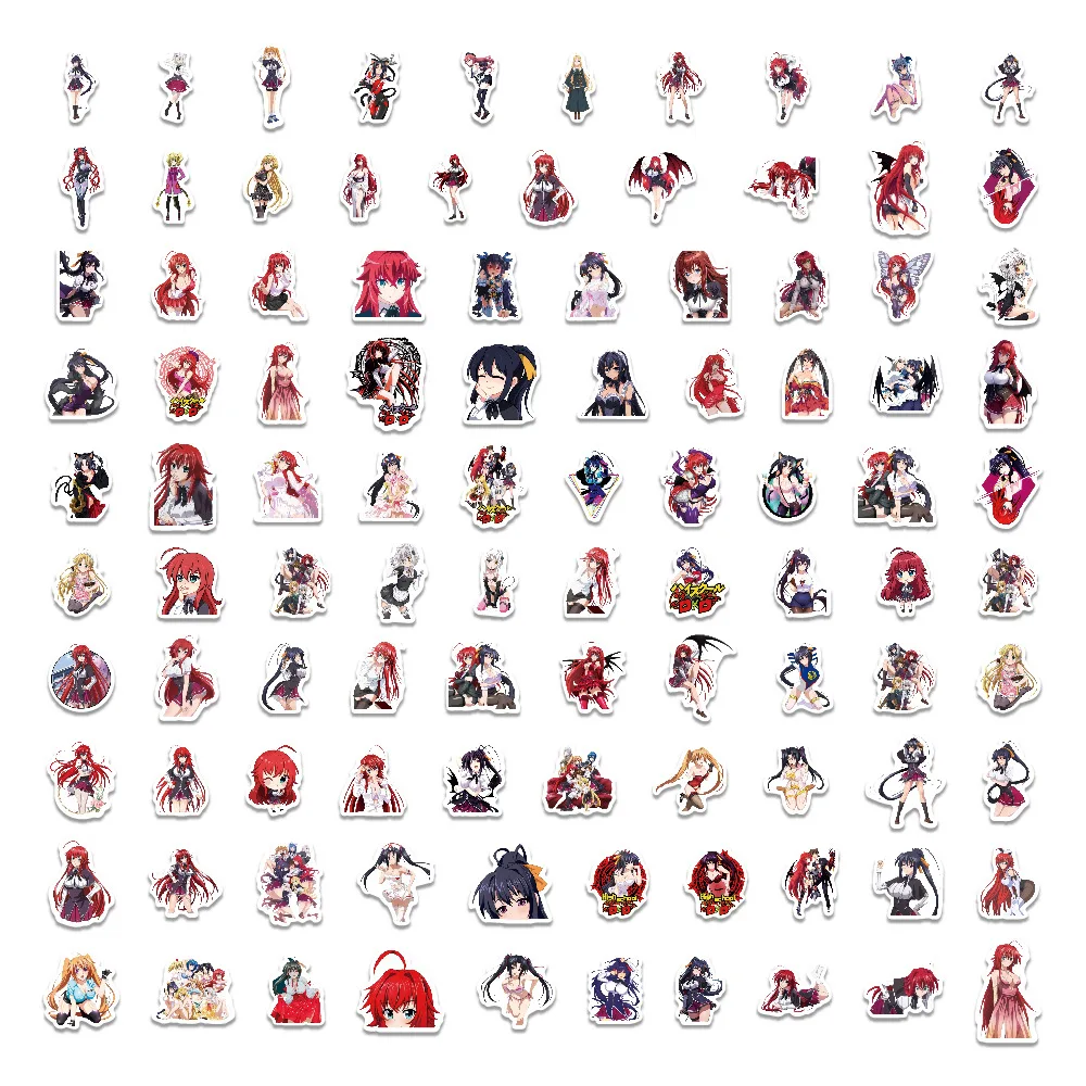 10/30/50/100PCS D×DHERO Adesivi Cartoon Campus Stile Animazione Adesivi Divertente Anime Graffiti Laptop Chitarra Auto Bici Skateboard