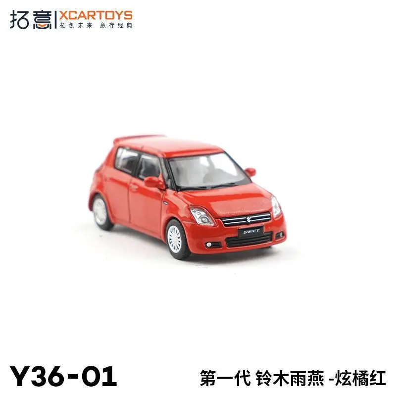 XCARTOYS 1/64 Suzuki Swift Modello di auto in lega Collezione di giocattoli in miniatura Simulazione Ragazzi Auto giocattolo scorrevole