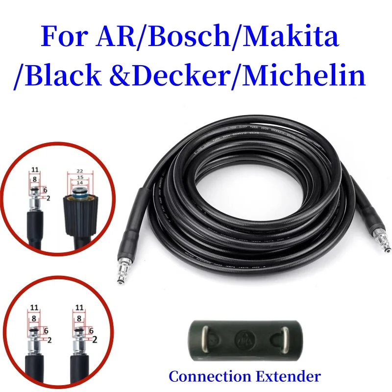 Mangueira de Máquina de Limpeza o Mangueira de Extensão da Máquina de Lavagem de Carro ar Bosch Black & Decker de Alta Pressã