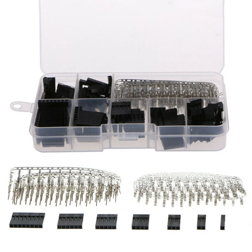 Efficient 310 Piece For Jumper Wire Connector Kit Features Both Male & Female Crimping Options Suitable for Multiple Uses