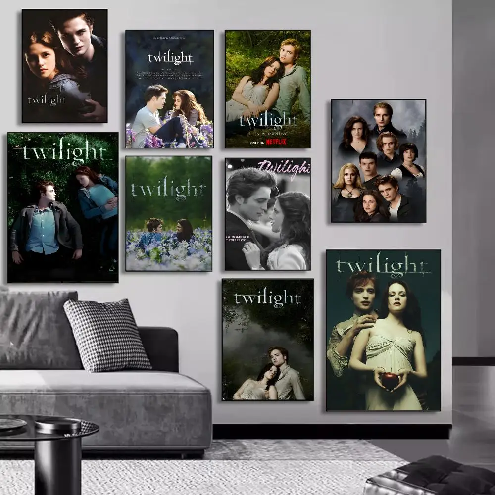 T-Twilight Film Poster High-definition Art Sticker Self Adhesive Waterproof Home Decoration For Living Room