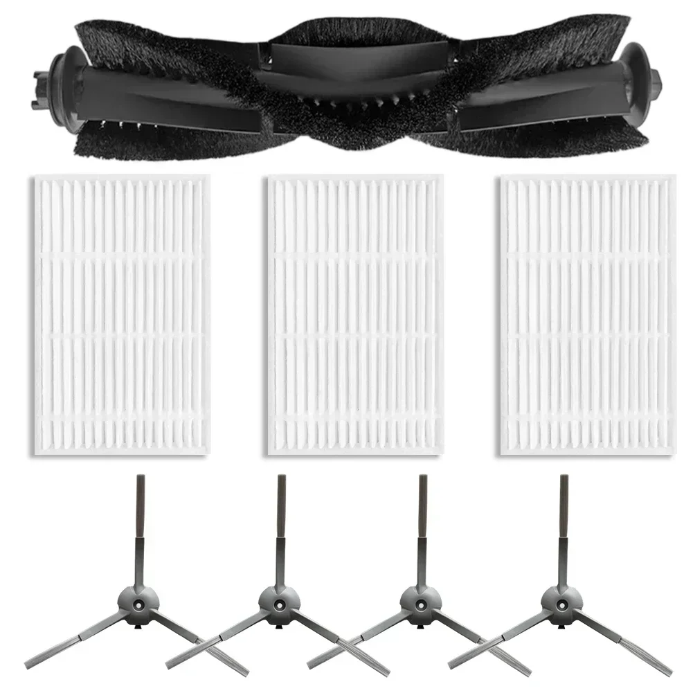 Kit de filtro de cepillos laterales de cepillo principal para ILIFE V20/ Vyzzle D10/para Laresar para L10/para Lydsto R1D Edge/p