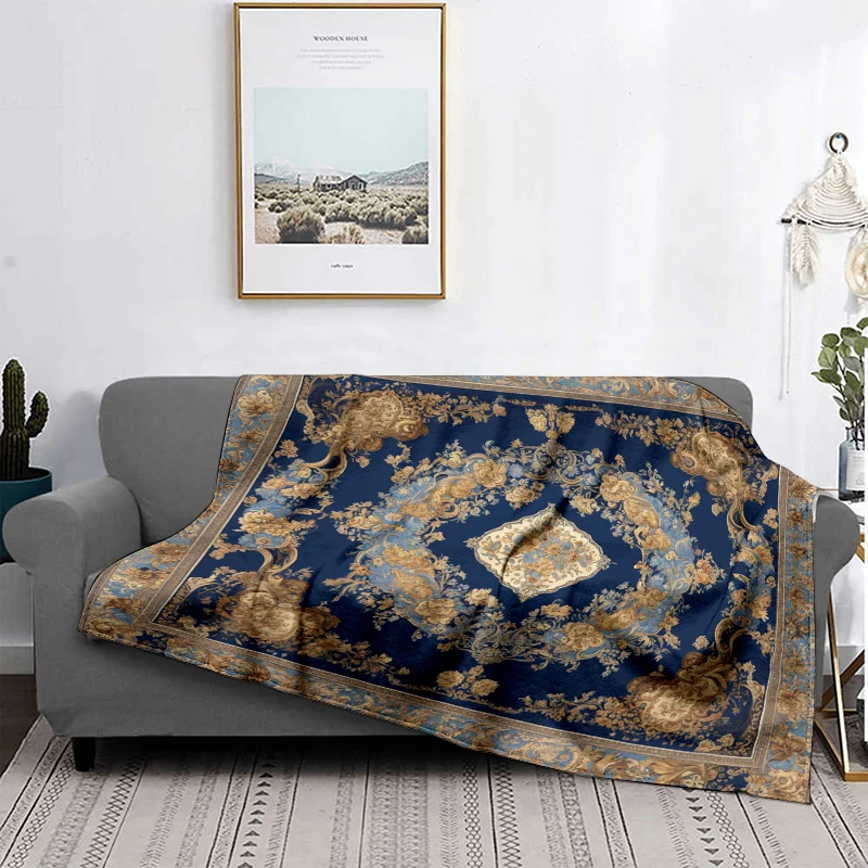 Home decoration plush Throw Sofa blanket Bedspread on the bed fluffy soft blankets decor Plaid Modern Persia boho Blankets