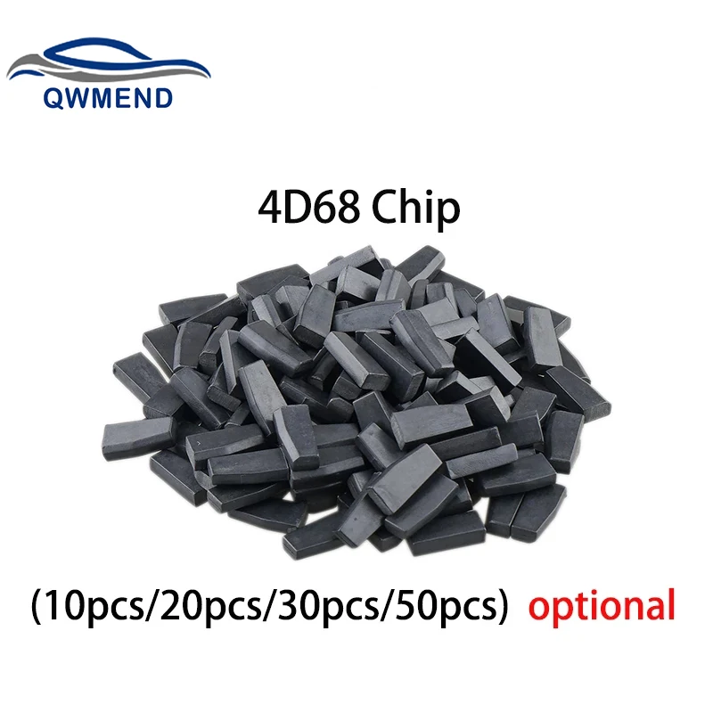 

QWMEND Transponder Chip 4D 68 ID 68 For Toyota Key For Lexus New / Blank / Not Coded 4D68 ID68 Chip Carbon 10X 20X 30X 50X