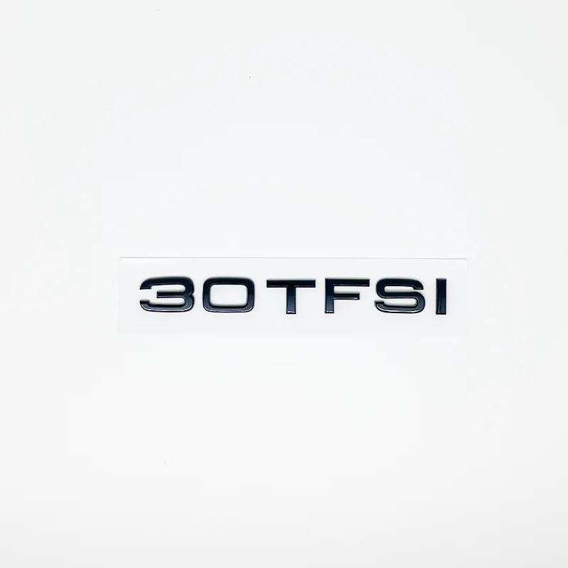 Buchstaben 30TFSI 35TFSI 40TFSI 45TFSI 50TFSI 55TFSI Zahlen Emblem für A1 A3 A4 A5 A6 A7 A8 Q2 Q3 Q5 Q7 Q8 S7 – Detail 6
