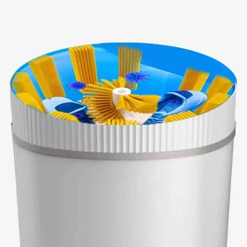 Небольшая полуавтоматическая машина для мытья обуви для домашнего использования — идеальное оборудование для легко чистки и стирки обуви.