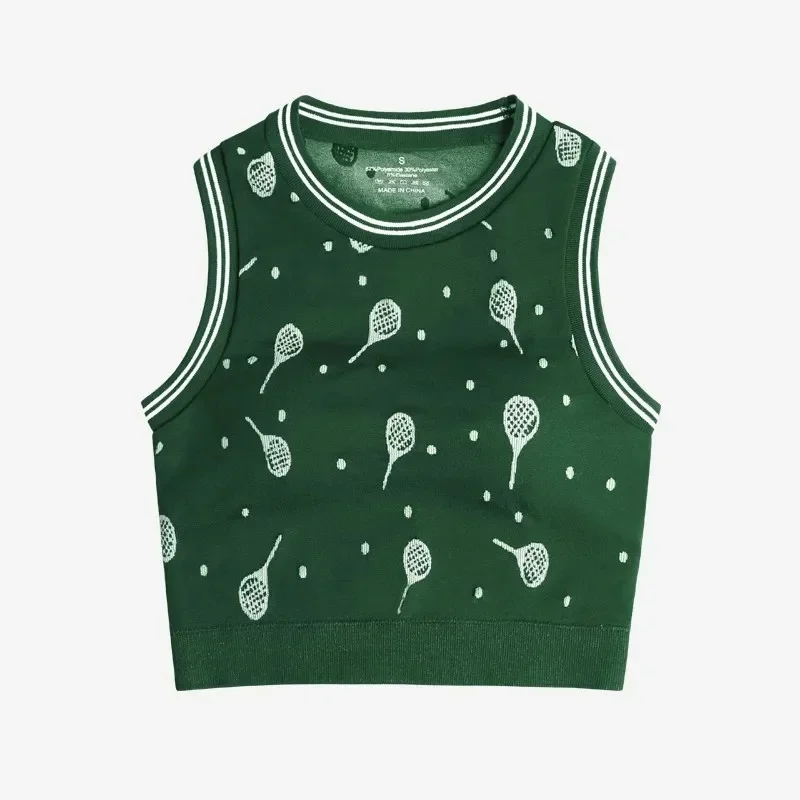 

New Yoga Tank Top with Chest Pad Fixed Cup Polo Collar Running Sleeveless Women's Shoulder Pad Sports Fitness Ladies Vest