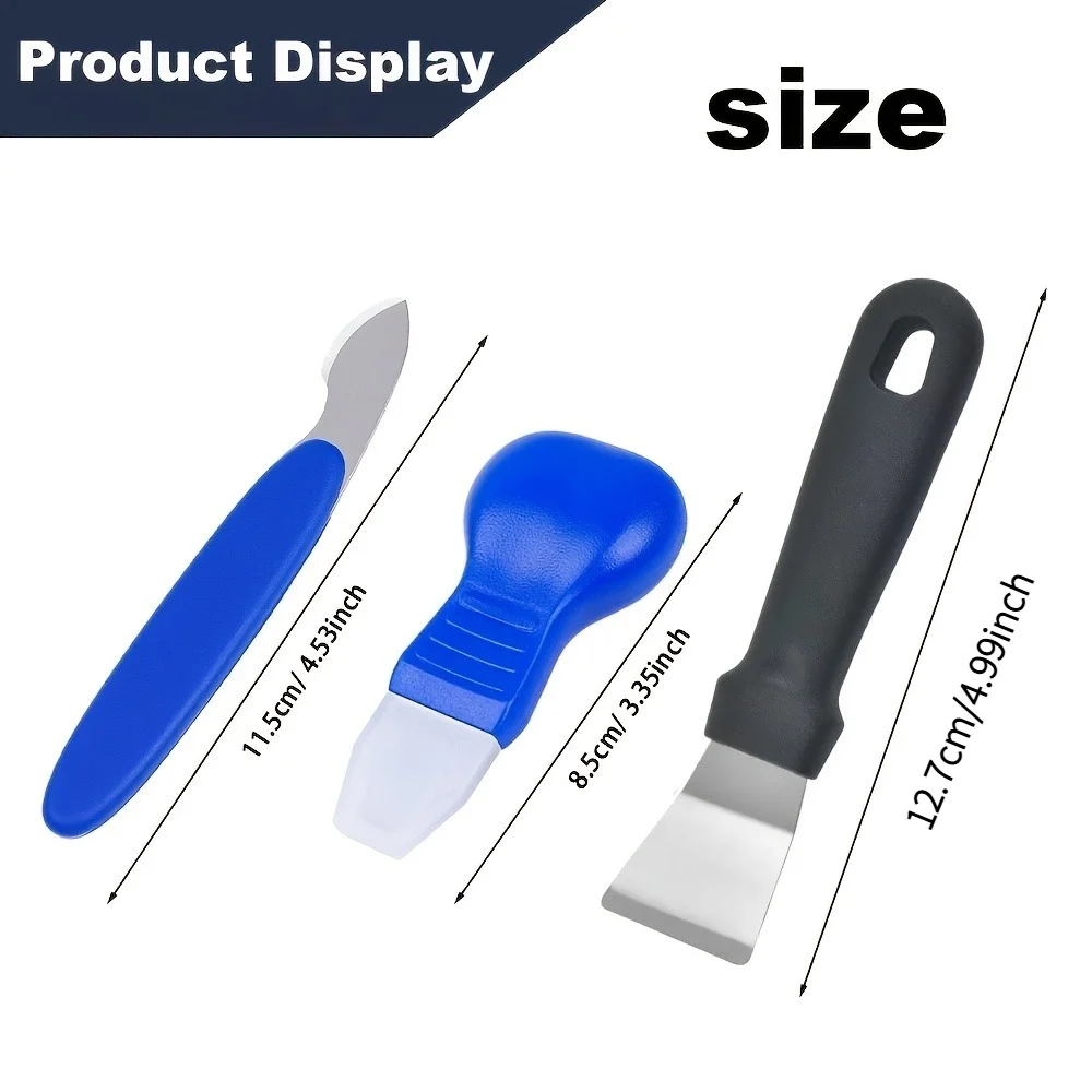 3-Pack, 3D Printer Bracket Removal Tool, Set for PLA, ABS, And Uv-Curing Model Materials - 3D Printer Tools 3D Printer Additions