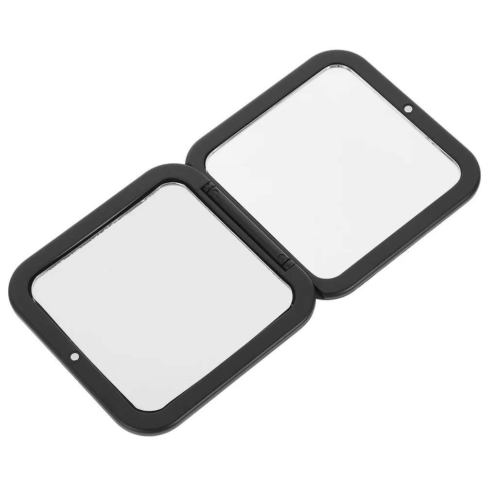 Mini składane kompaktowe lusterko kieszonkowe małe lekkie podróżne lusterko do makijażu ręczne lusterko do torebki lusterka kompaktowe