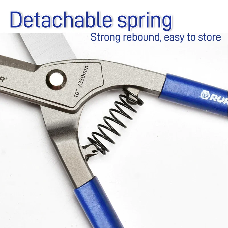 Metall Zinn Snip Schere Schere, 8/10/12 Zoll Heavy Duty Metall Aluminium Blechschneider Luftfahrt Schere Handwerkzeuge – Detail 4