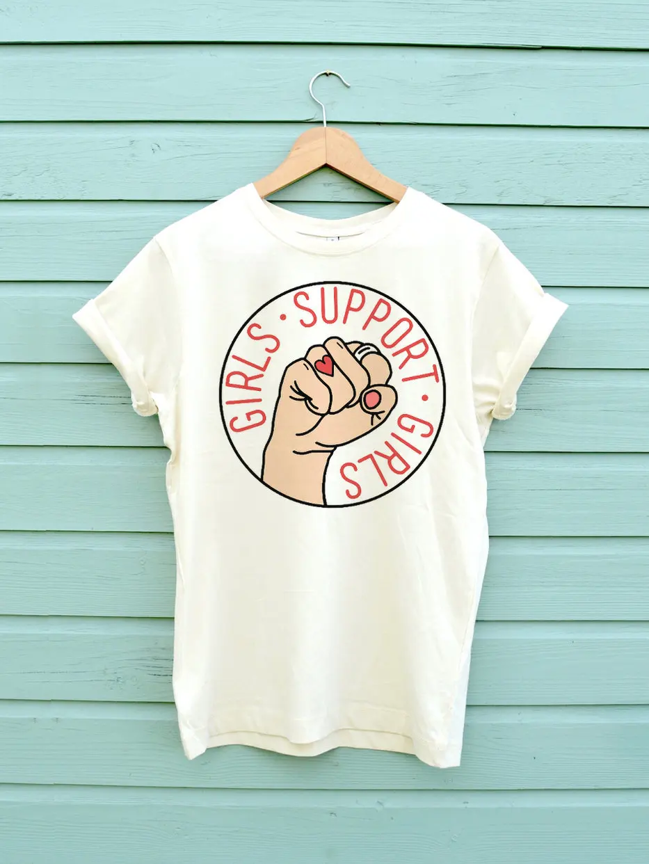 Girls Support Soft Cotton T Shirt This Feminist Is Available In Three Colours And Ships Within Two Days